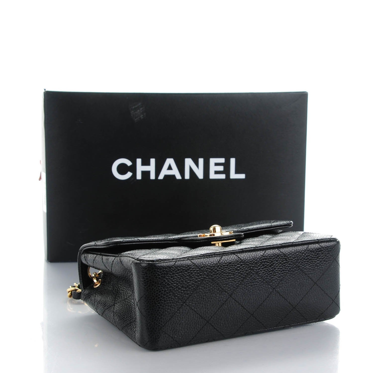 Chanel Caviar Quilted Mini Square Flap Black 4 of 8