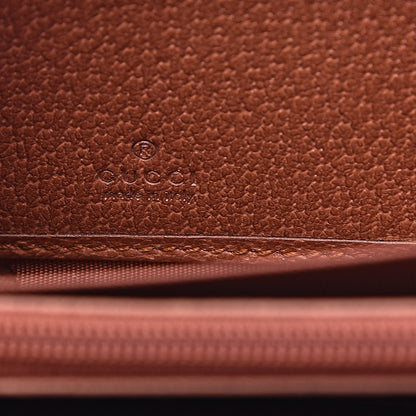 Gucci X MLB GG Monogram NY Yankees Zip Around Wallet Beige Ruggine Ivory 7 of 9