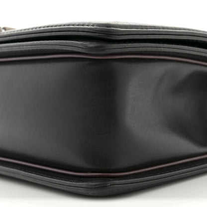 Chanel Calfskin Embossed New Medium Paris Salzburg Boy Flap Black 10 of 11