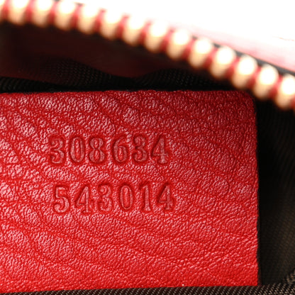 Gucci Pebbled Calfskin Soho Small Cosmetic Case Red 7 of 8