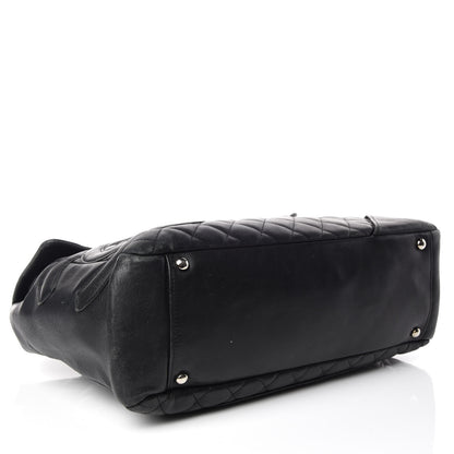 Chanel Calfskin Quilted Large Cambon Flap Black 4 of 20