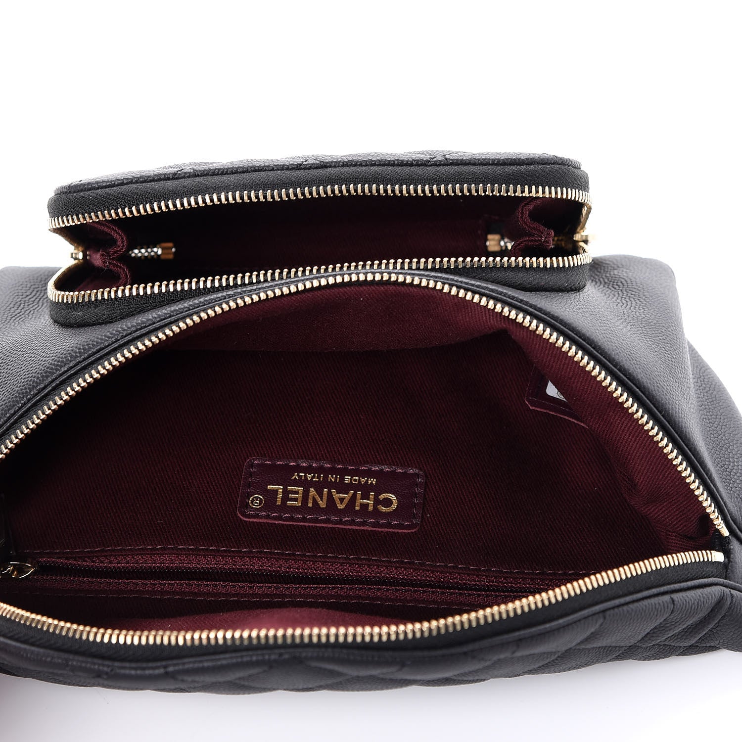 Chanel Caviar Quilted Business Affinity Waist Belt Bag Black 5 of 10