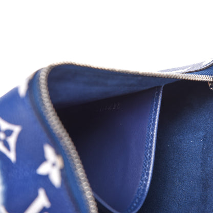 Louis Vuitton Monogram Giant Escale Double Zip Pochette Blue 10 of 10
