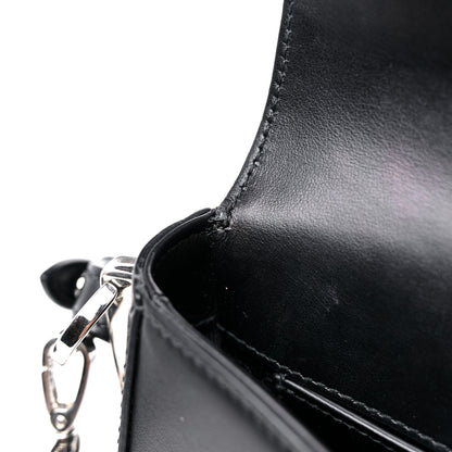 Prada Nylon Calfskin Identity Shoulder Bag Black 13 of 15