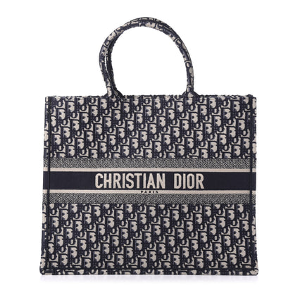Christian Dior Oblique Book Tote Blue Multicolor 1 of 9