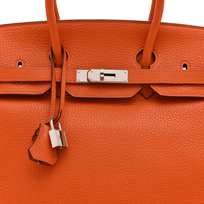 Hermes Togo Birkin 35 Orange 8 of 10