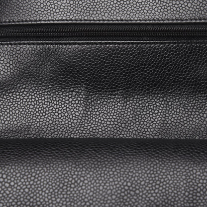 Chanel Caviar Quilted Medium Double Flap Black 14 of 16