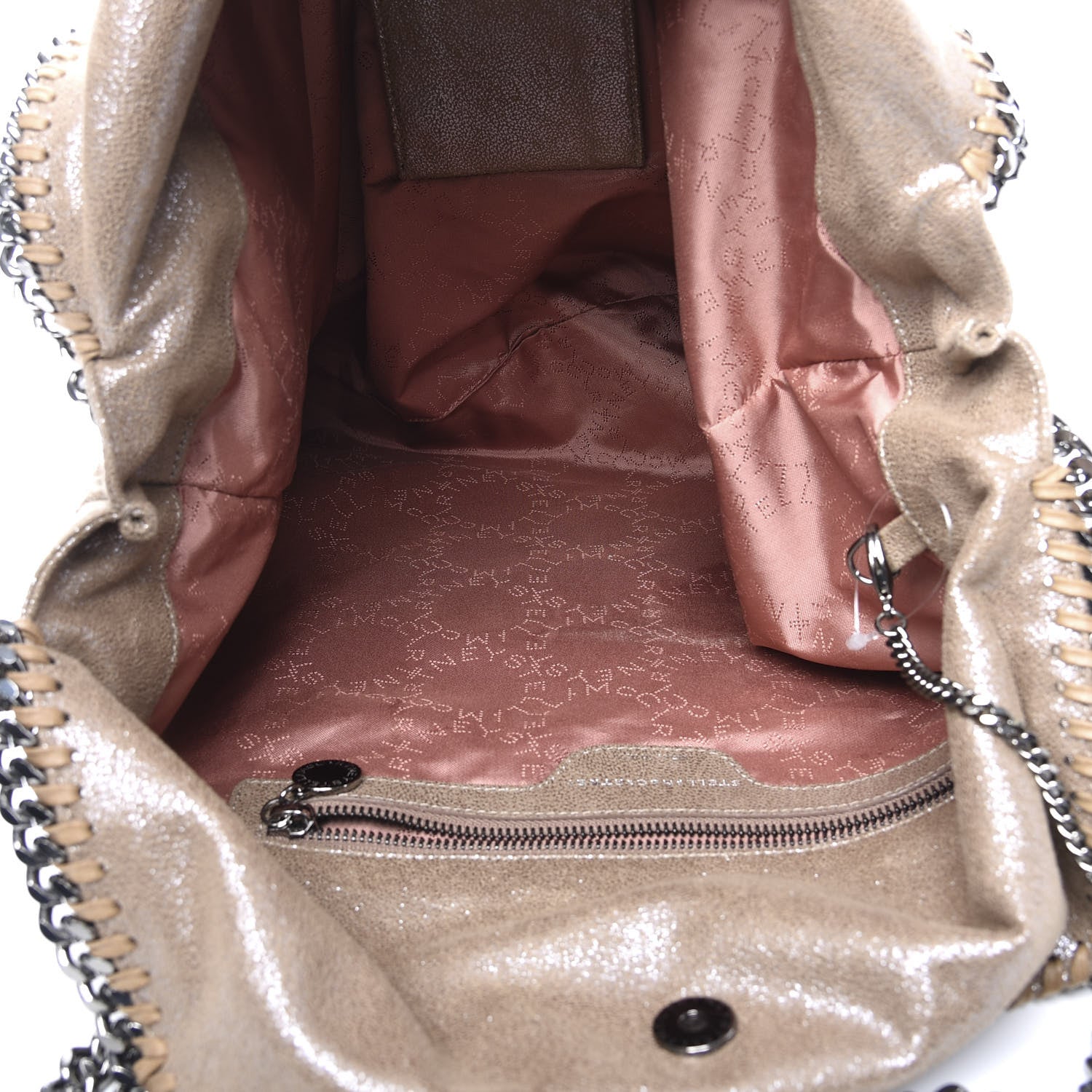 Stella McCartney Shaggy Deer Big Falabella Tote Taupe 6 of 13