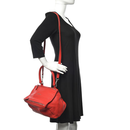 Givenchy Sugar Goatskin Small Pandora Medium Red 2 of 9