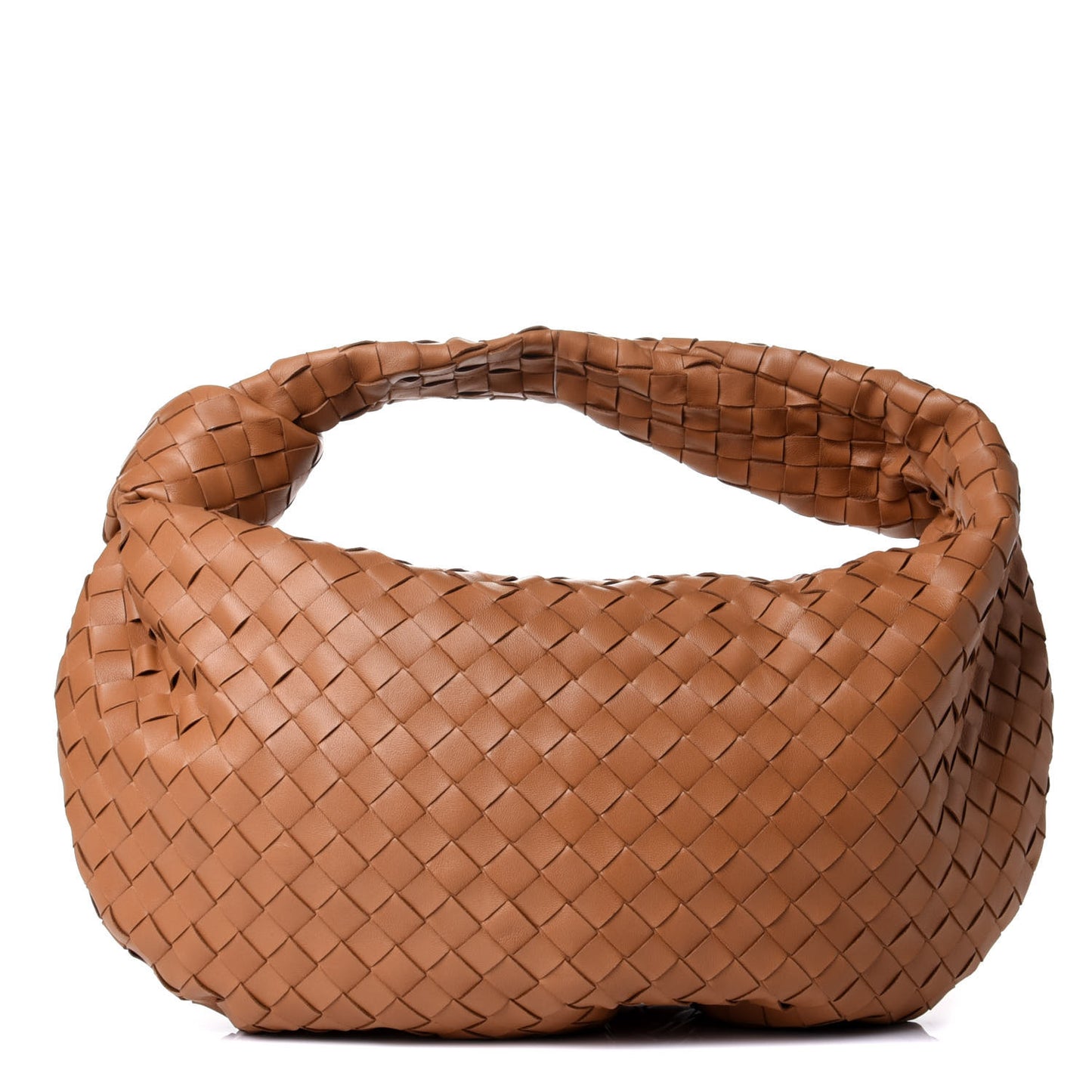 Nappa Intrecciato Medium Jodie Caramel