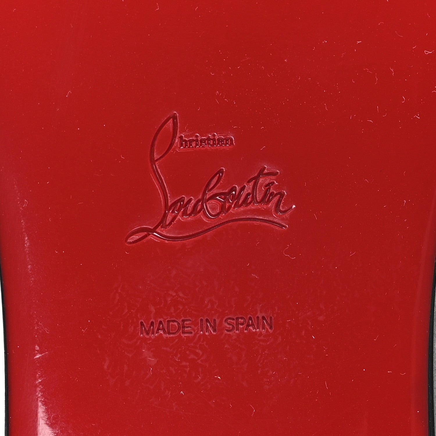 Christian Louboutin Calfskin Her In Roma Flat Slides 37.5 Black 7 of 8