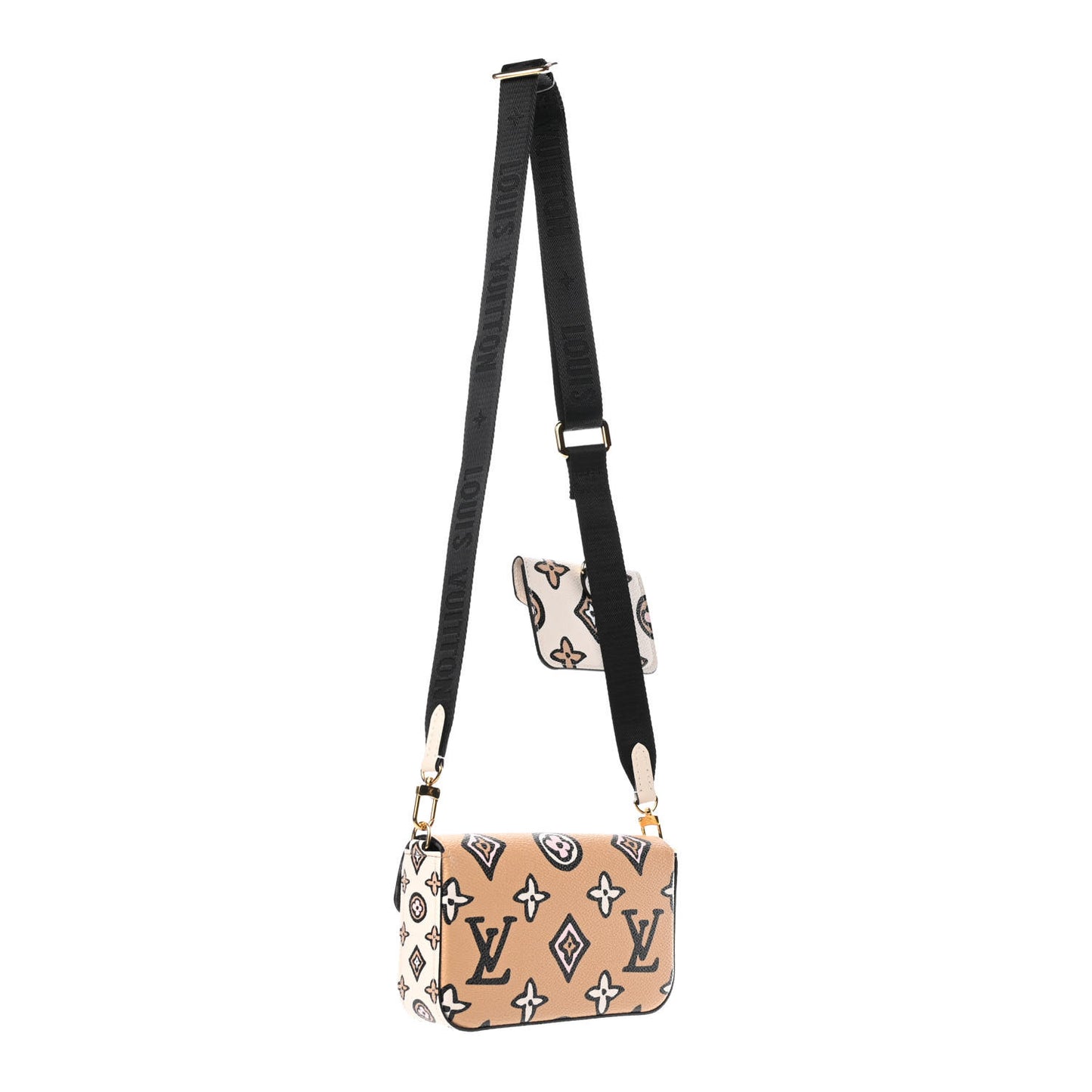 Monogram Wild At Heart Felicie Strap & Go Arizona Creme