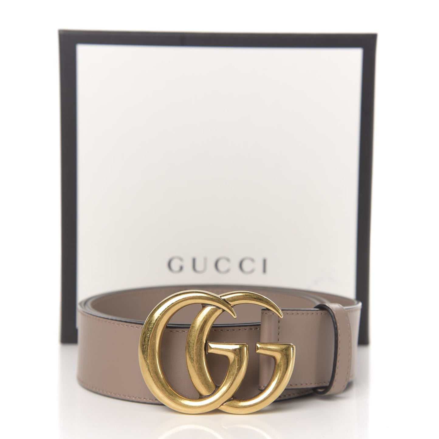 Calfskin Double G 40mm Belt 90 36 Porcelain Rose