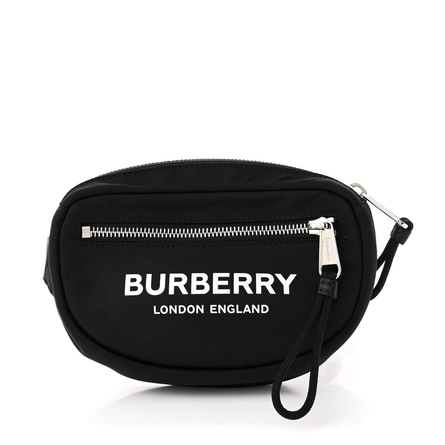 Econyl Logo Print Small Cannon Bum Bag Black