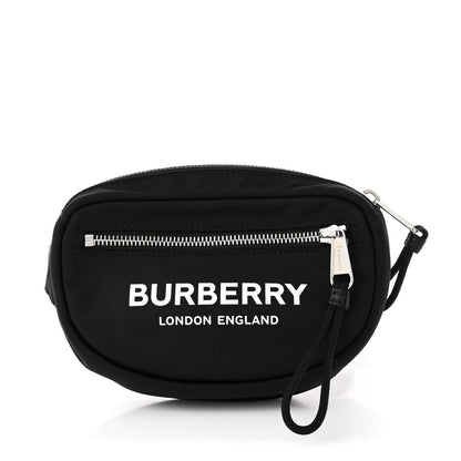 Burberry Econyl Logo Print Small Cannon Bum Bag Black 1 of 10