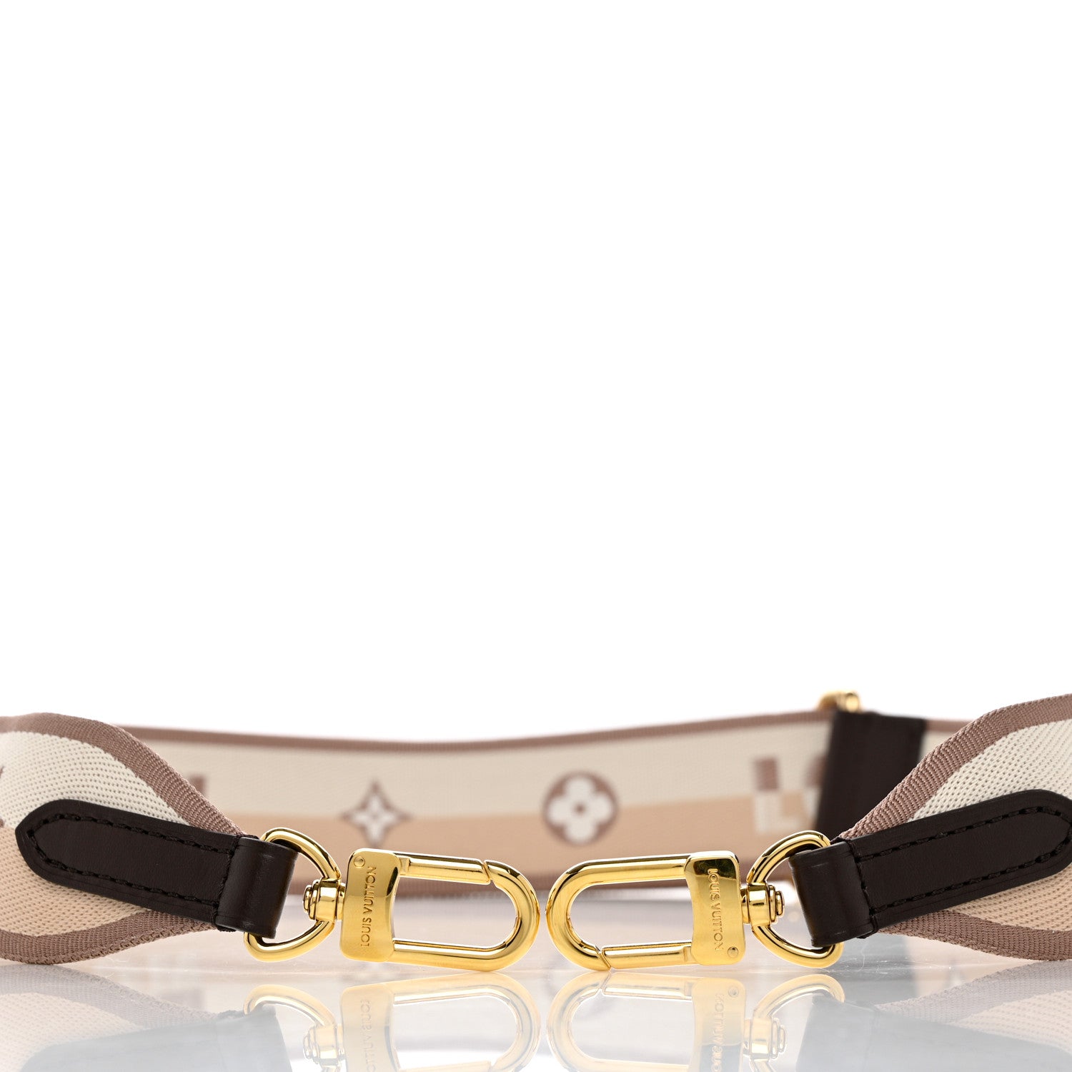 Louis Vuitton Jacquard Speedy Bandouliere 20 Shoulder Strap Beige Brown 3 of 7
