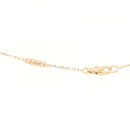 Van Cleef & Arpels 18K Yellow Gold Guilloché Vintage Alhambra Pendant Necklace 5 of 5