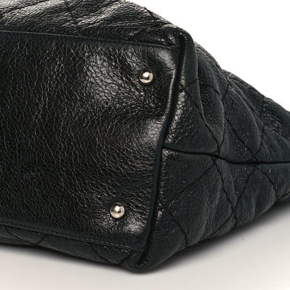 Chanel Glazed Calfskin Large On The Road Tote Black 8 of 8