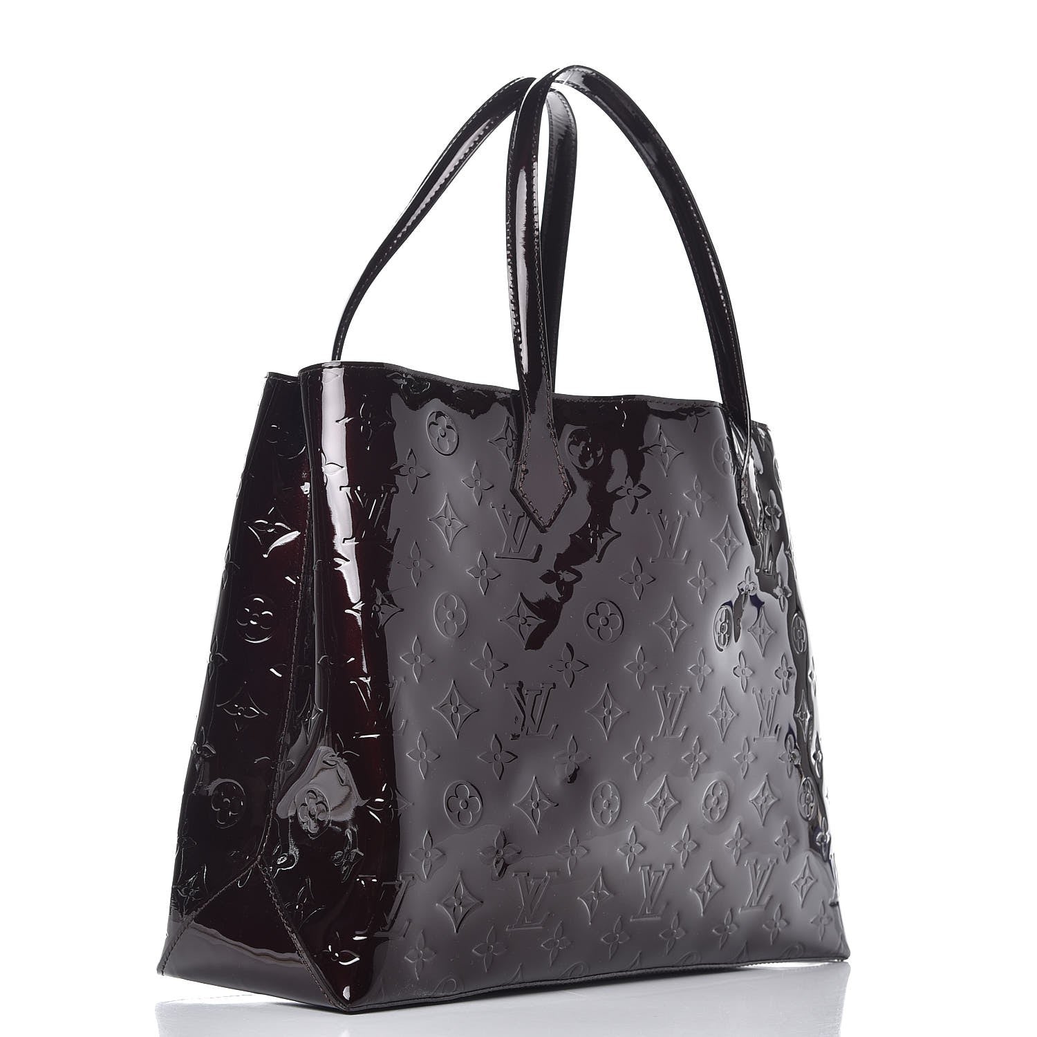 Louis Vuitton Vernis Wilshire MM Amarante 3 of 6