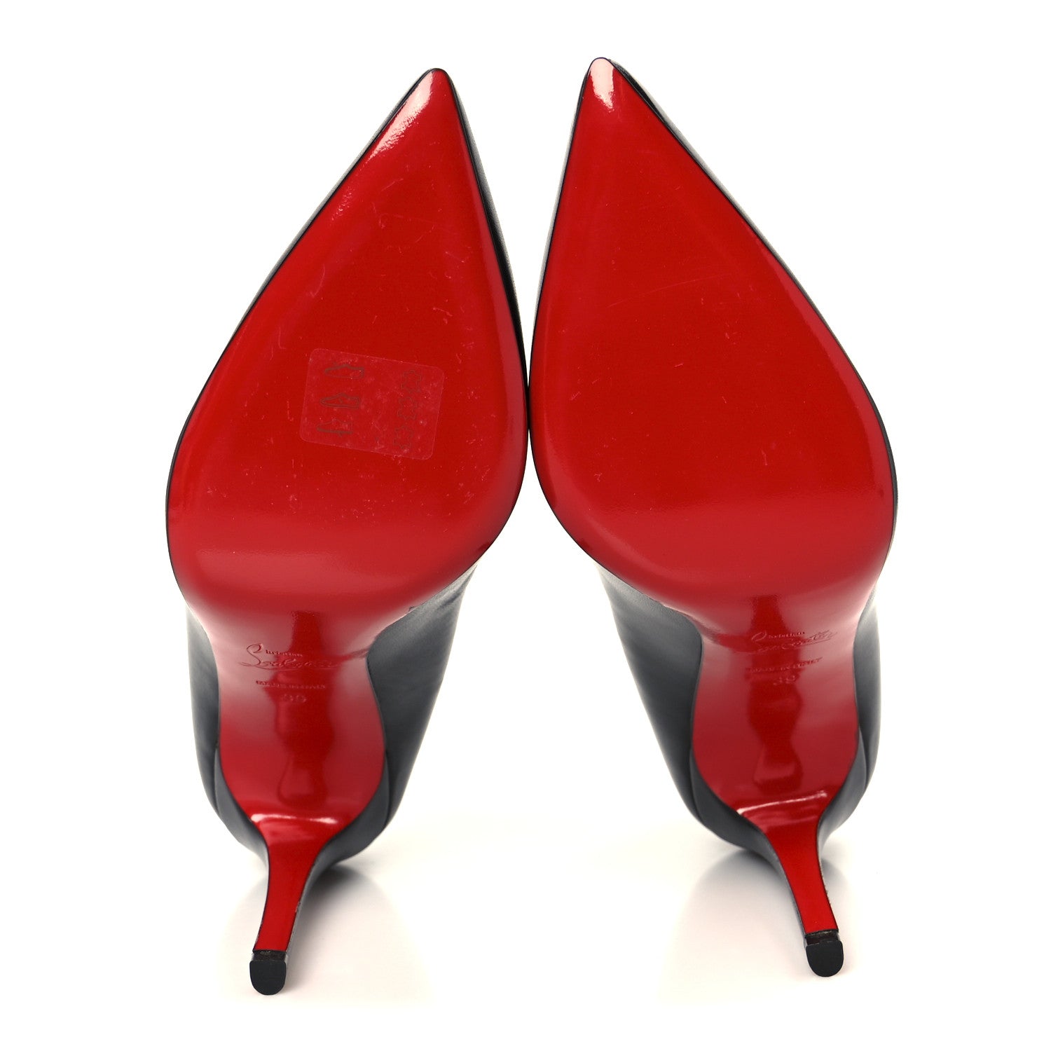 Christian Louboutin Shiny Nappa Pigalle 100 Pumps 39 Black 6 of 10