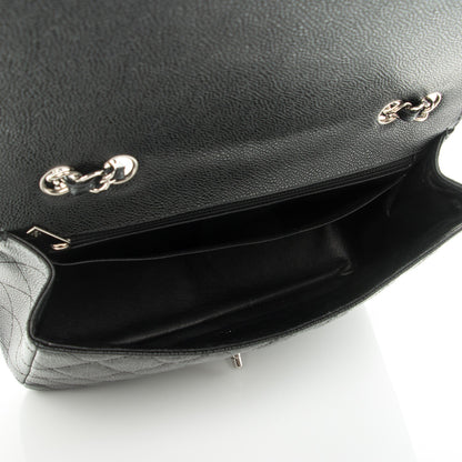 Chanel Caviar Quilted Jumbo Single Flap Black 5 of 8