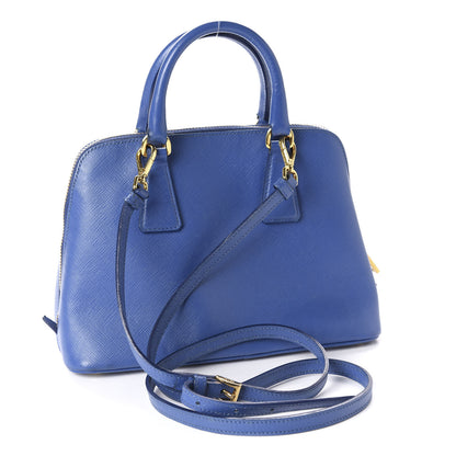 Prada Saffiano Lux Small Promenade Tote Azzurro 4 of 20
