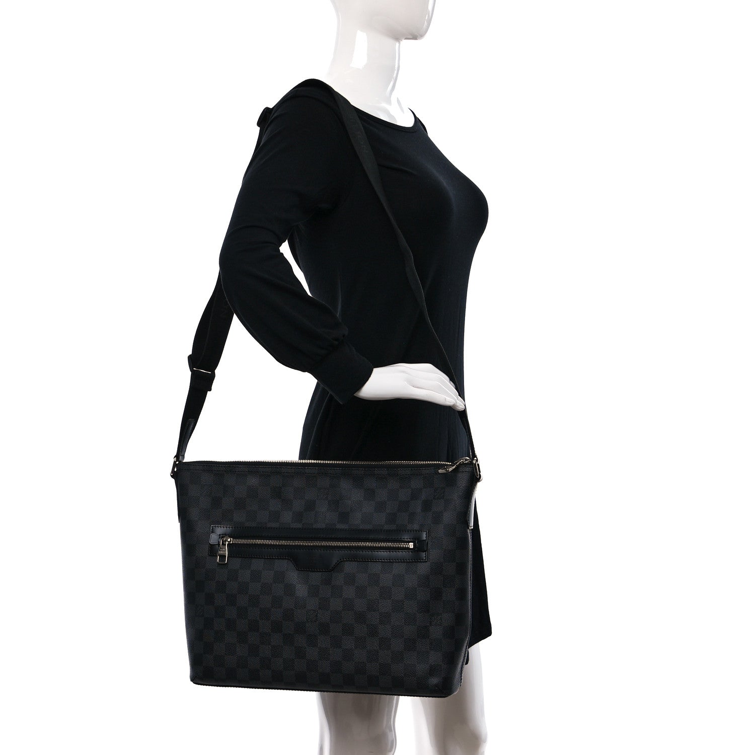 Louis Vuitton Damier Graphite Mick MM 2 of 9