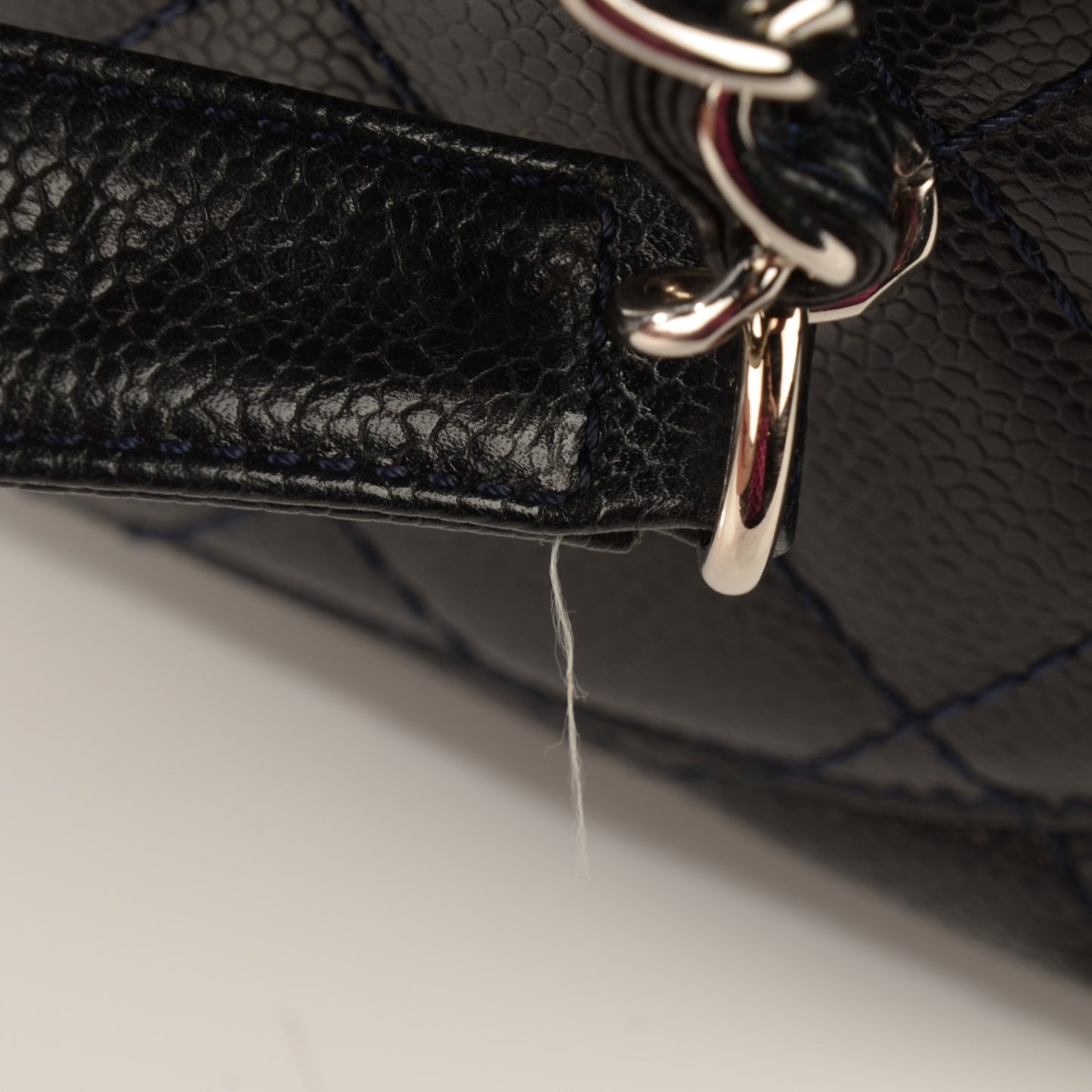 Caviar Grand Shopping Tote GST Navy