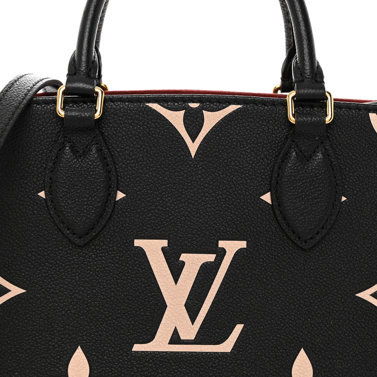 Louis Vuitton Empreinte Monogram Giant Onthego PM Black Beige 7 of 10