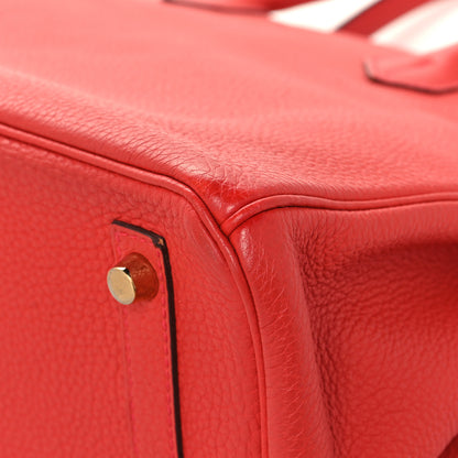Hermes Togo Birkin 30 Rouge Tomate 12 of 13