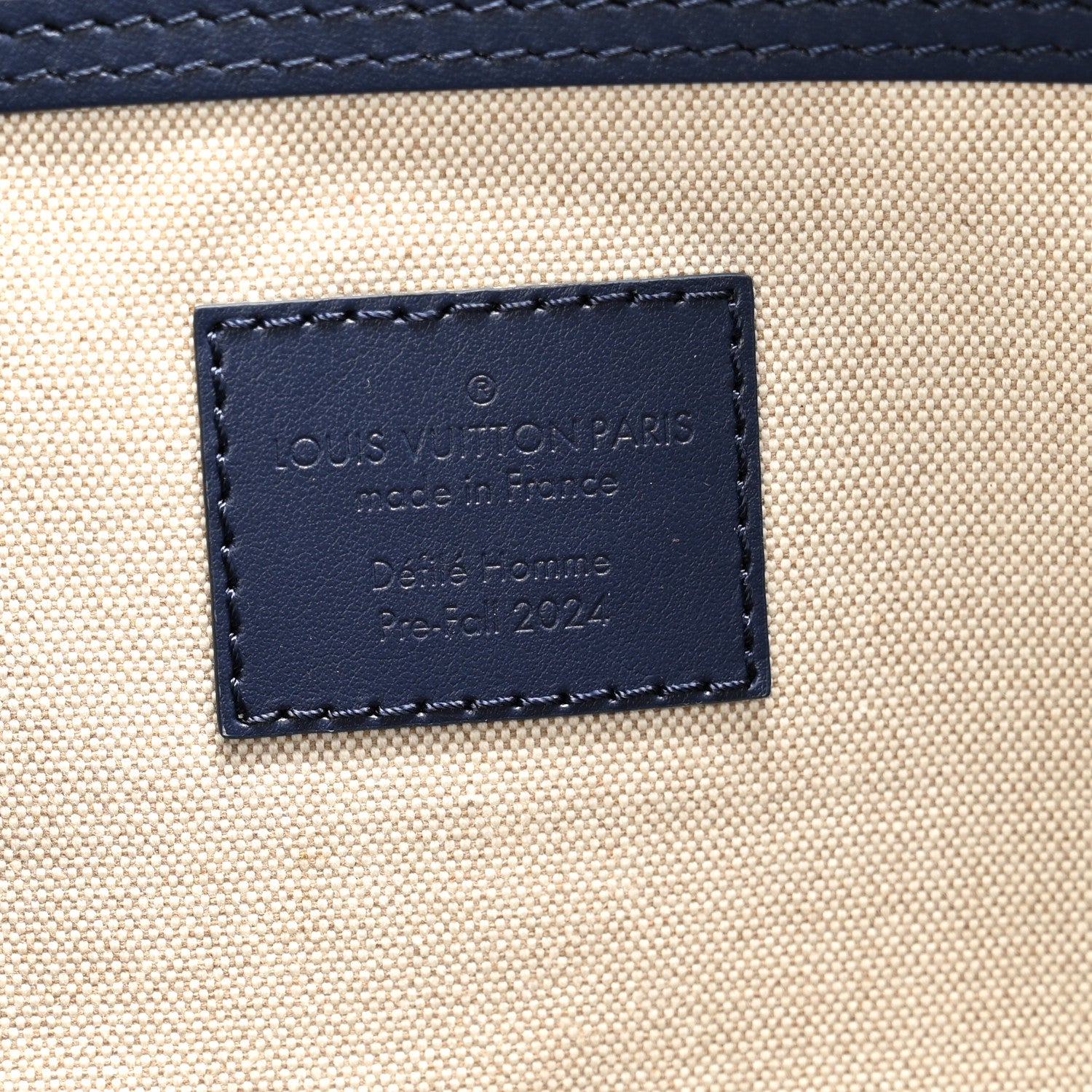 Louis Vuitton Damier Heritage Keepall Bandouliere 50 Blue 5 of 10