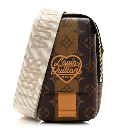 Louis Vuitton X NIGO Reverse Monogram Flat Double Phone Pouch 1 of 8
