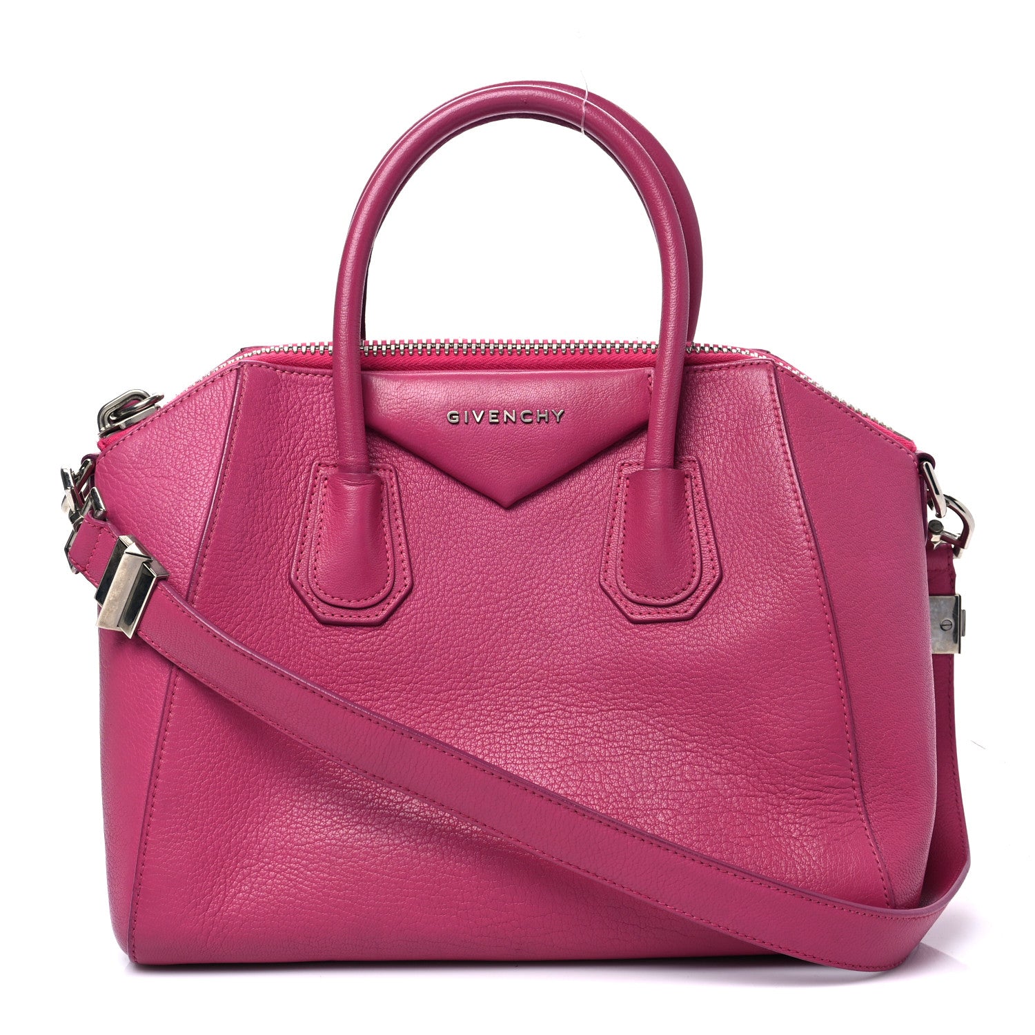 Givenchy Sugar Goatskin Small Antigona Fuchsia 1 of 6