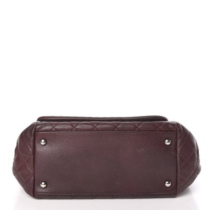 Chanel Calfskin Quilted Istanbul Accordion Flap Burgundy 17 of 20