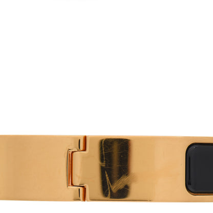 Hermes Enamel Narrow Clic Clac H Bracelet PM Black 4 of 5