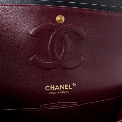 Chanel Lambskin Quilted Medium Double Flap Black 6 of 12