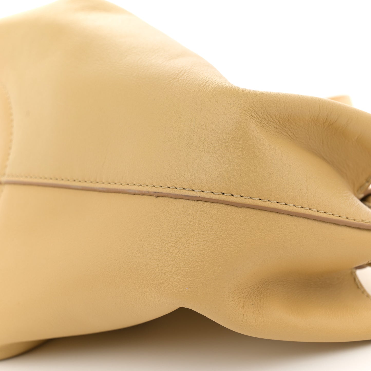 Shiny Nappa Calfskin Small Paseo Bag Dark Butter