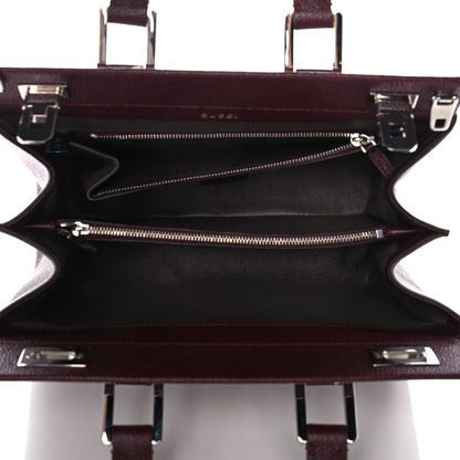 Gucci Grainy Calfskin Small Zumi Top Handle Bag Vintage Bordeaux 5 of 12