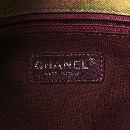 Chanel Washed Toile Large Graffiti On The Pavements Messenger Khaki Multicolor 6 of 9