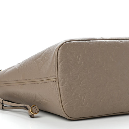 Louis Vuitton Empreinte Monogram Giant Neverfull MM Tourterelle 8 of 9