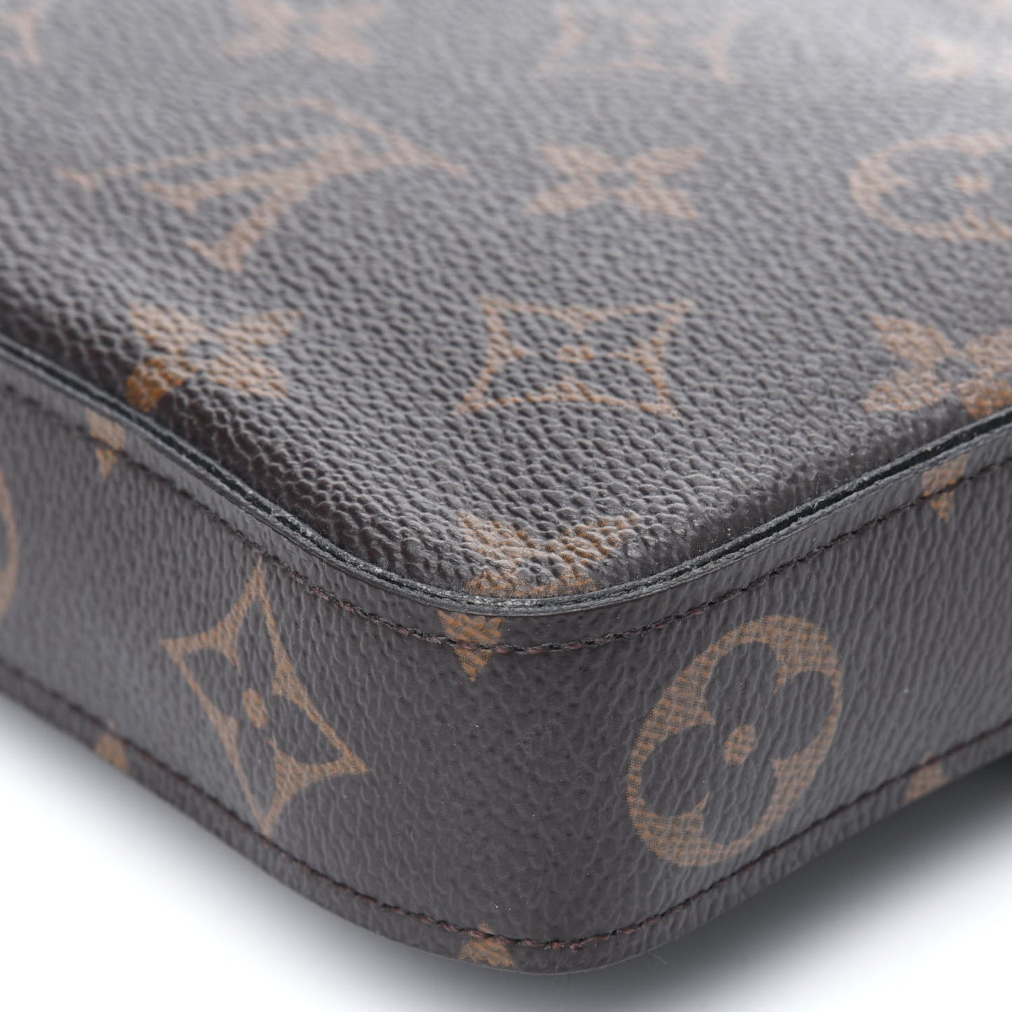 Monogram Pochette Felicie Chain Wallet Fuchsia