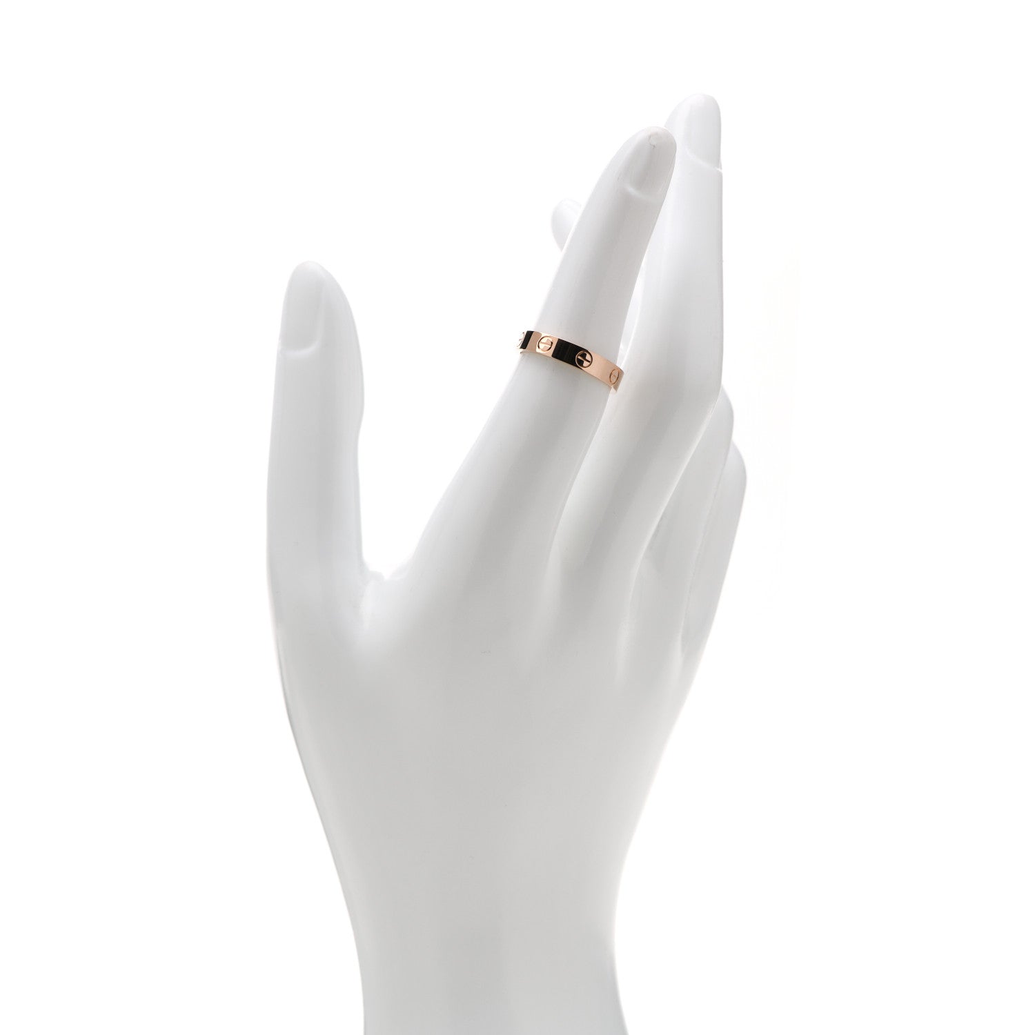 Cartier 18K Pink Gold 3.5mm LOVE Wedding Band Ring 52 6 2 of 4
