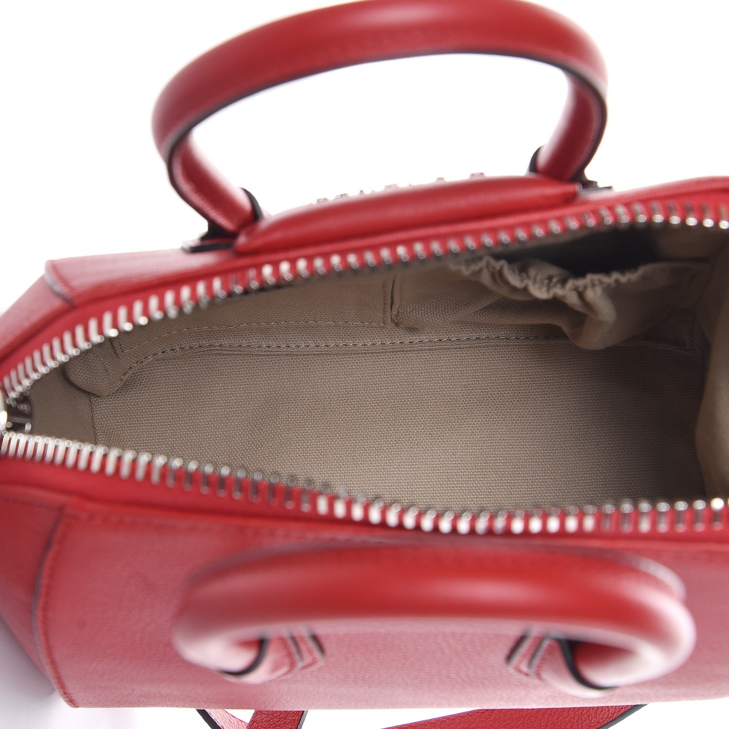 Givenchy Sugar Goatskin Mini Antigona Dark Red 6 of 8