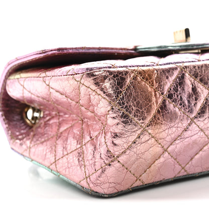 Chanel Metallic Goatskin Quilted Mini 2.55 Reissue Flap Multicolor 9 of 10