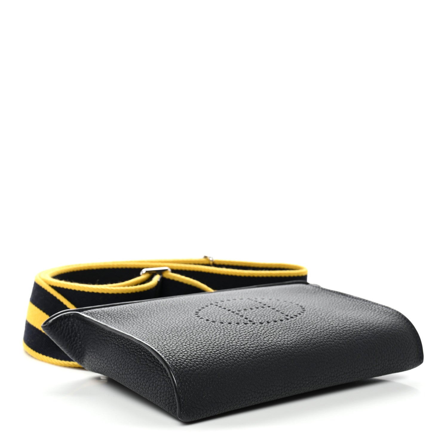 Hermes Togo Videpoches Caban Jaune De Naples Indigo 4 of 10