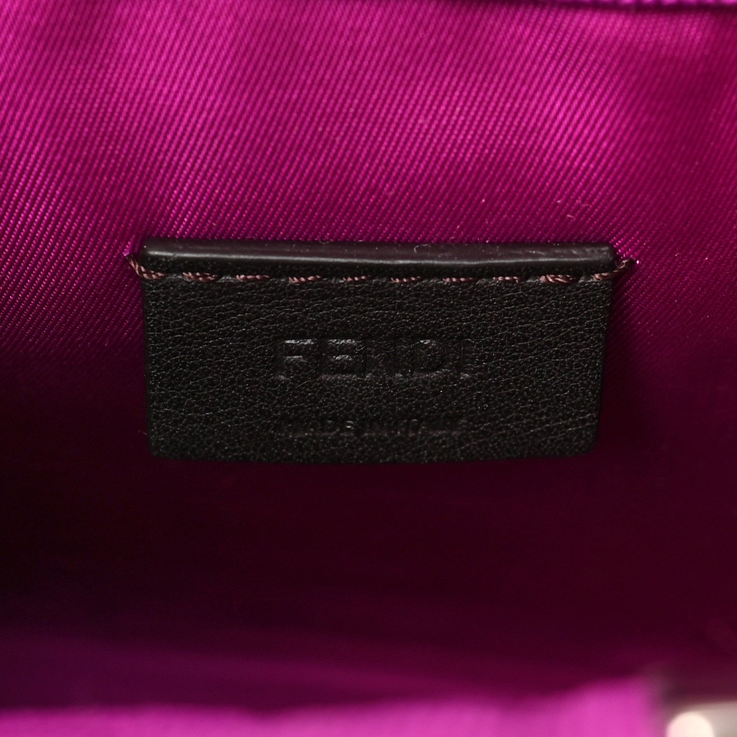 Fendi Technical Fabric Vitello Ceylon Plexiglass FF Mini Fendi Sunshine Shopper Tote Bouganville 6 of 8