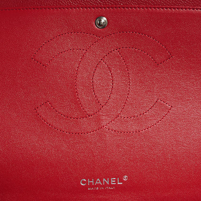 Chanel Caviar Quilted Maxi Double Flap Red 7 of 9