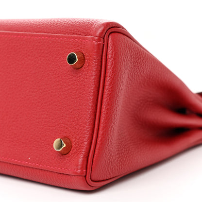 Hermes Togo Kelly Retourne 25 Rubis 10 of 10