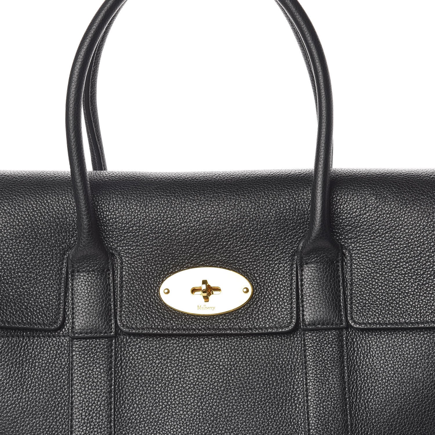 Mulberry Small Classic Grain Bayswater Black 12 of 12