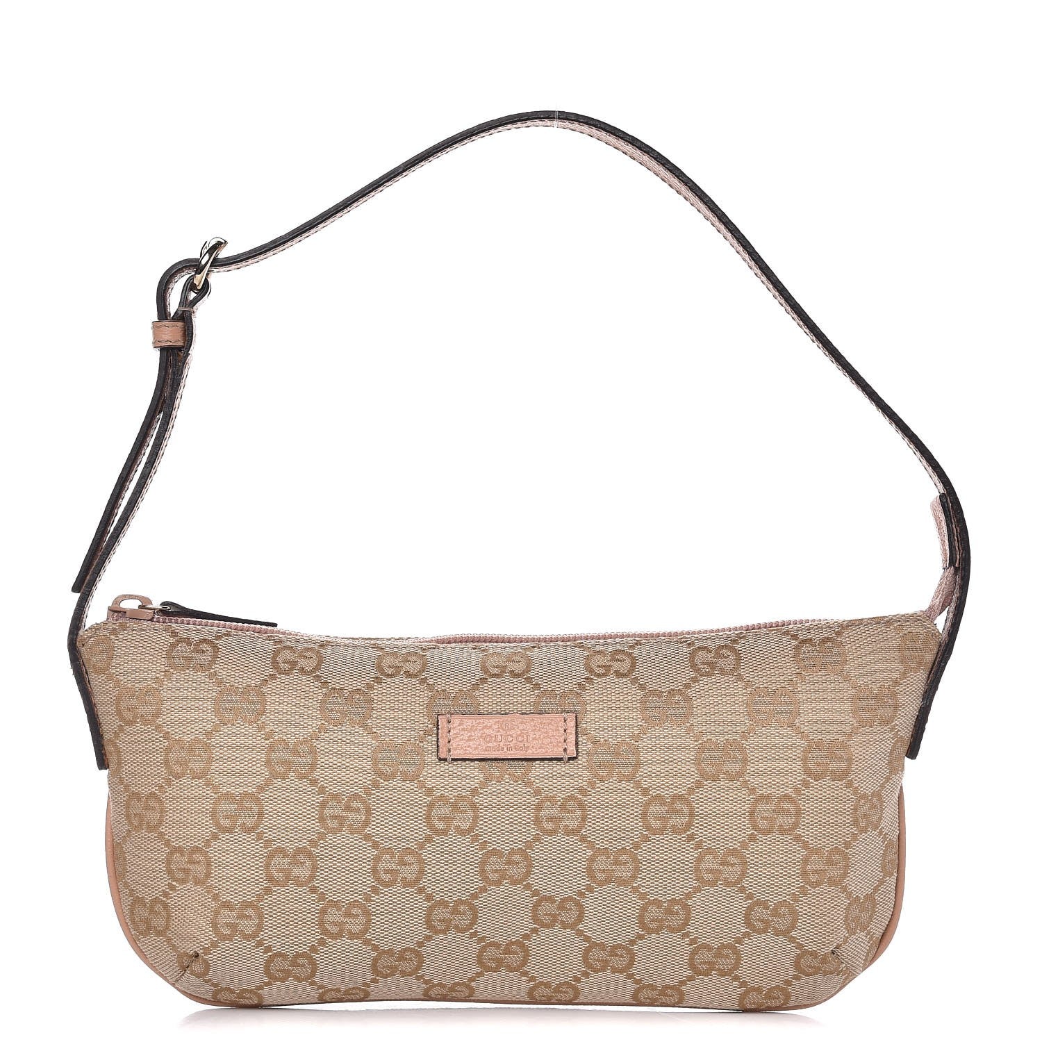 Gucci Monogram Pretty Boat Pochette Pink 1 of 8